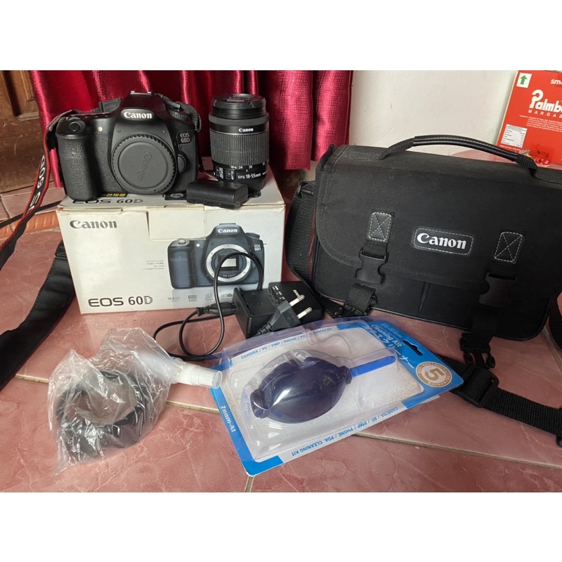 CAMERA CANON EOS 60D (bekas)/full bonus/FULL SETBOX