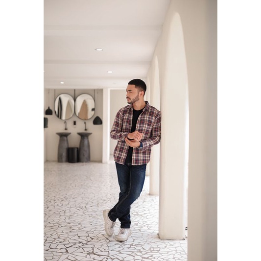 Mubeng X Bleed Limited Kemeja Flannel Code 07