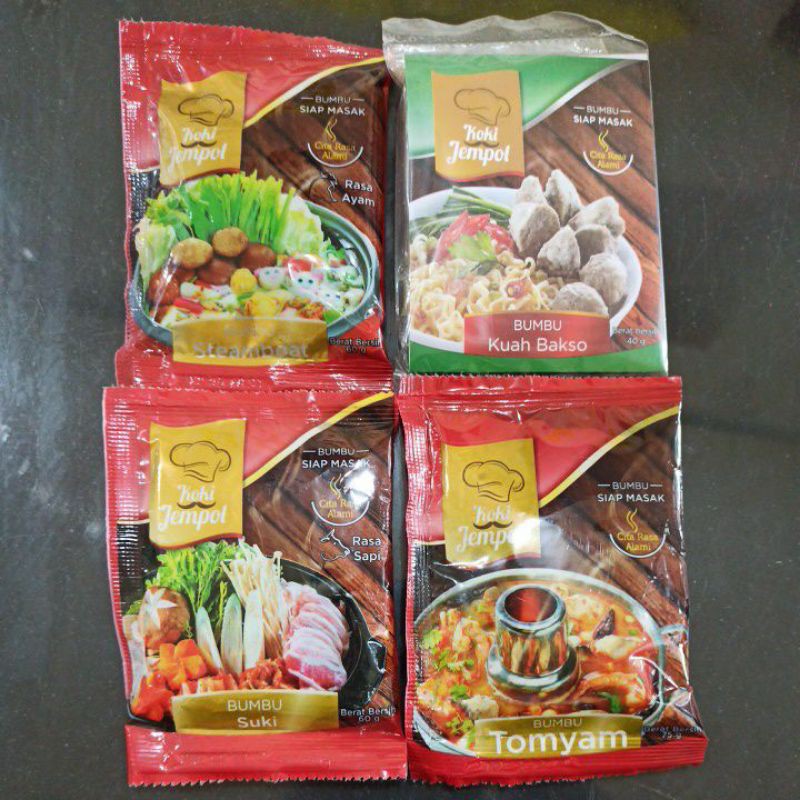 Jual Koki Jempol Bumbu Steamboat Bumbu Suki Bumbu Tomyam Bumbu Bakso