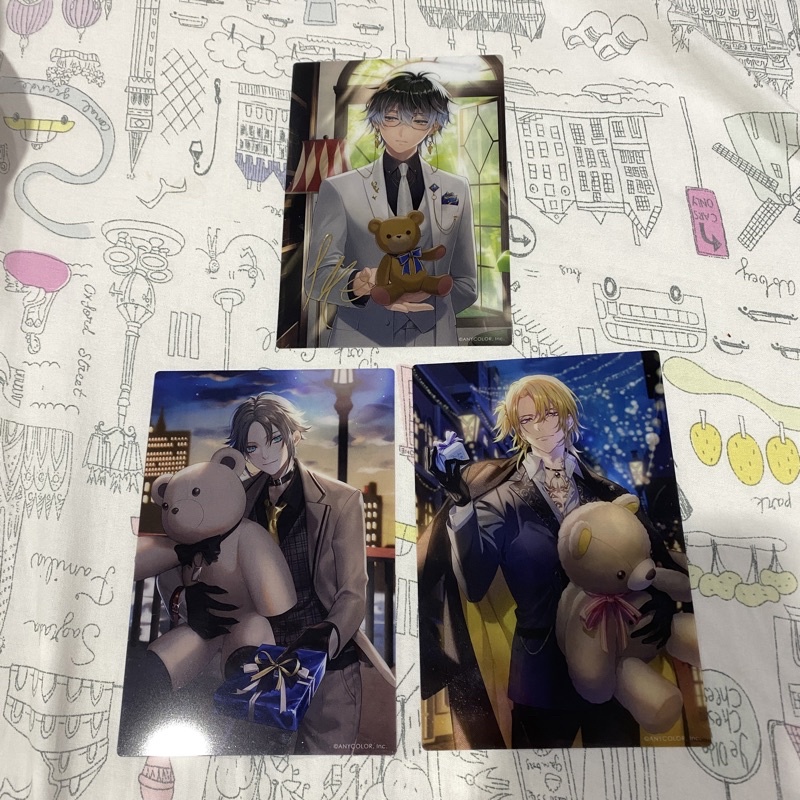 Nijisanji EN Luxiem White Day Clear Card Signed Ike Luca Mysta