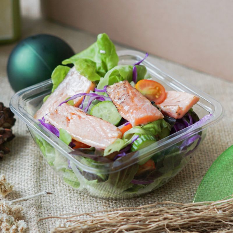 

Salad With Grilled Salmon 30gr
