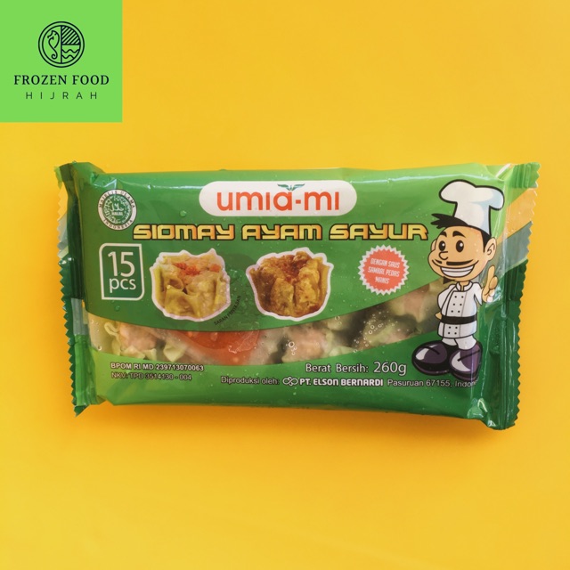 

UMIAMI SIOMAY AYAM SAYUR 15pcs 260Gr