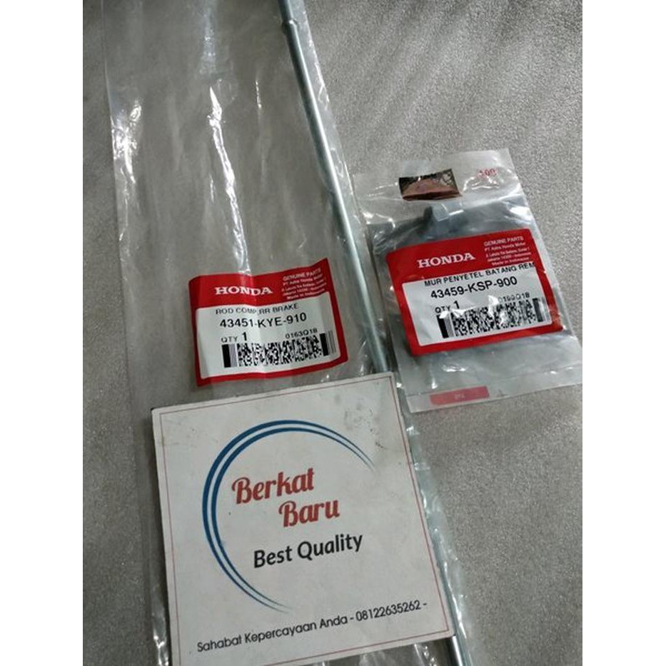 Promo Kawat Tiang Rem dan Mur Rem Belakang Honda Verza Tiger Mega Pro 2010 Berkualitas