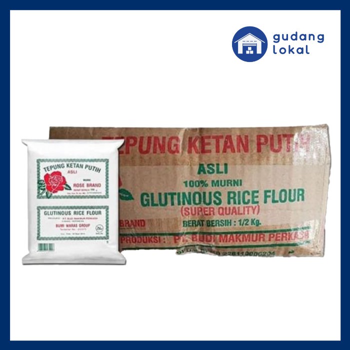 

Tepung Ketan Rosebrand 500Gr X 20 (Harga Karton)