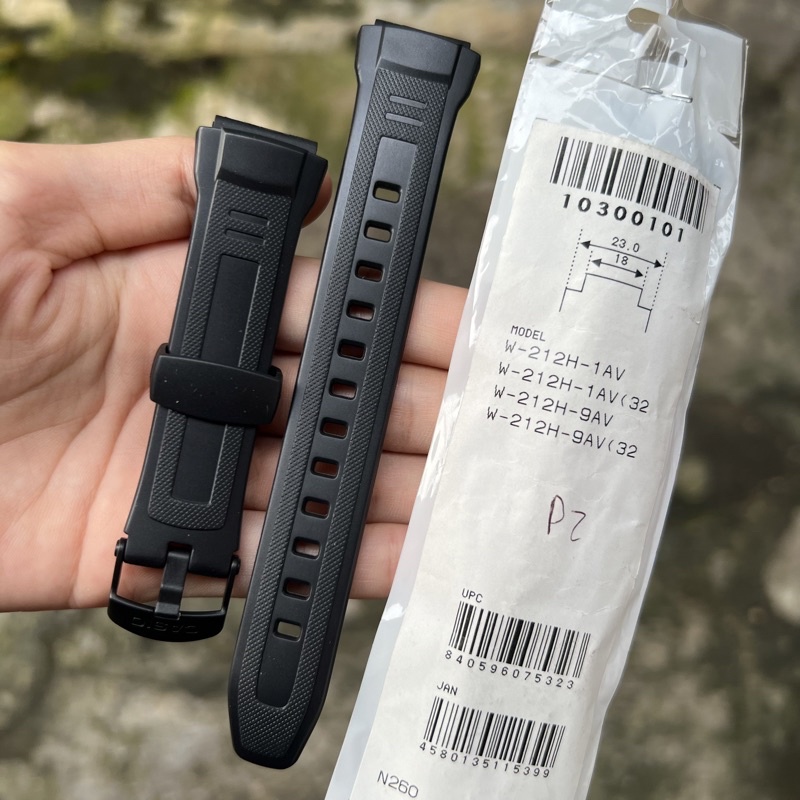 Strap tali jam tangan casio original W-212H band W 212H