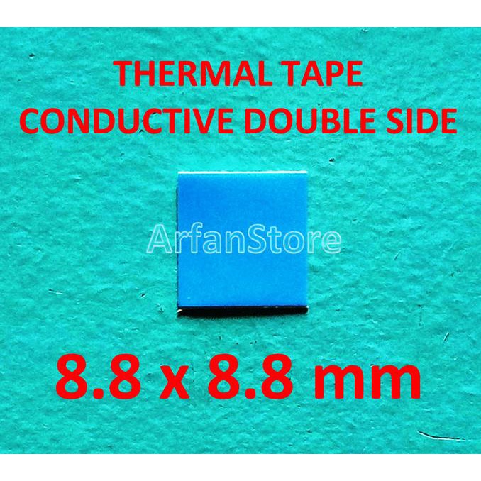 

Thermal Tape 8.8x8.8mm Conductive Double Side Perekat Heatsink