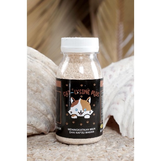 Cat Lysine Plus Vitamin Bubuk Kucing Tambah Nafsu Makan 50g