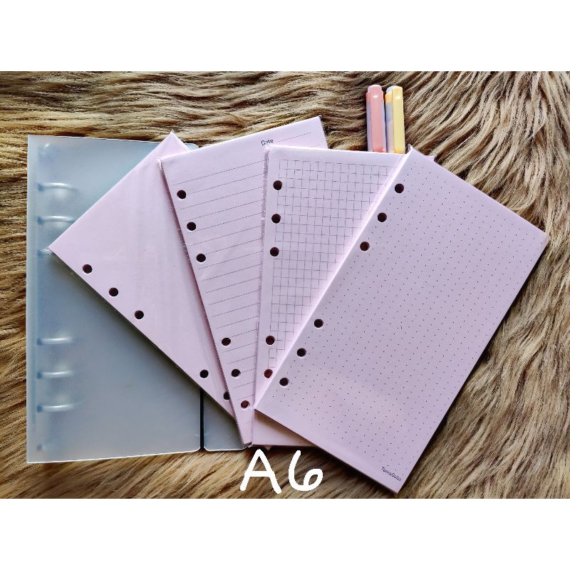

Kertas Binder A6 Warna Pink / Loose Leaf A6 Warna Pink by TomaGoba
