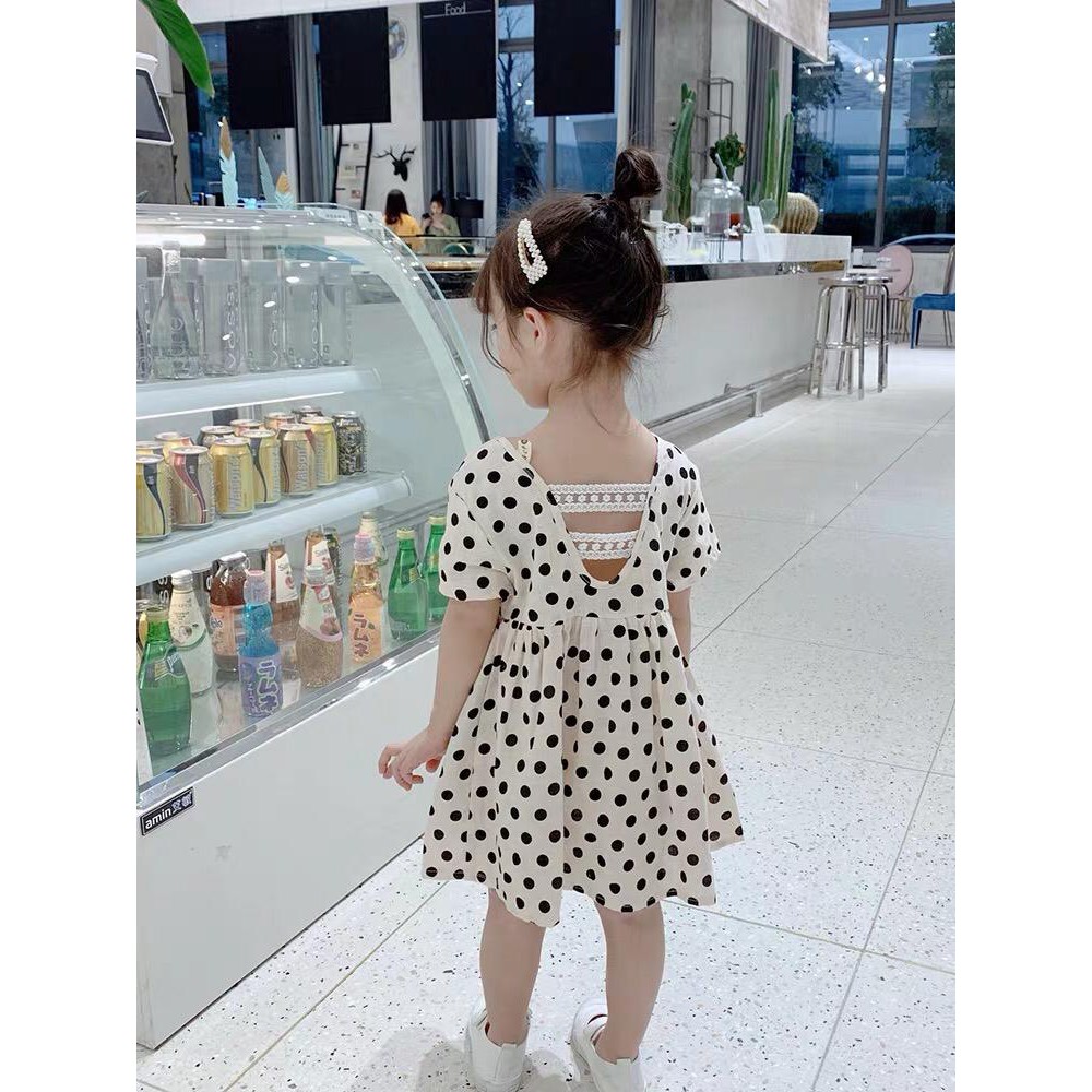 BAJU ANAK PEREMPUAN POLKADOT DRESS