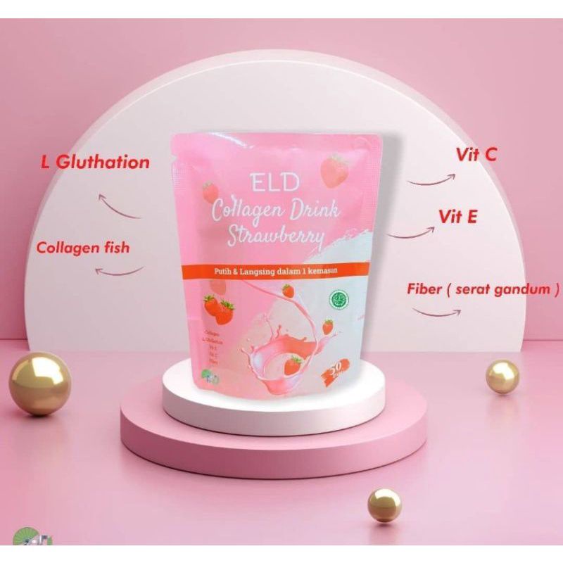 ELD collagen drink strawberry