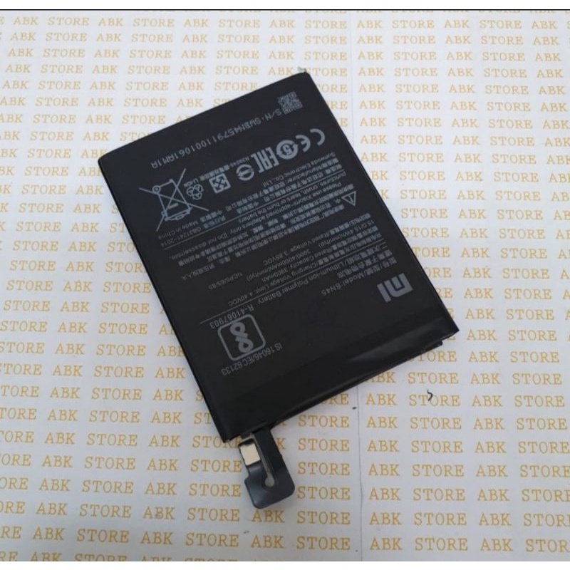 BATTERY BATRE BATRAI BATERAI XIAOMI REDMI NOTE 5 / NOTE 5 PRO BN45 ORI 100%