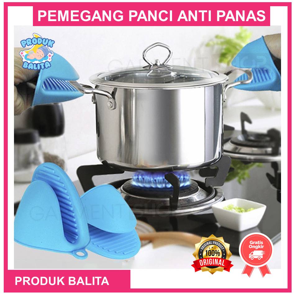 Pemegang Panci Anti Panas Sarung Tangan Silikon Silicone Gloves Oven