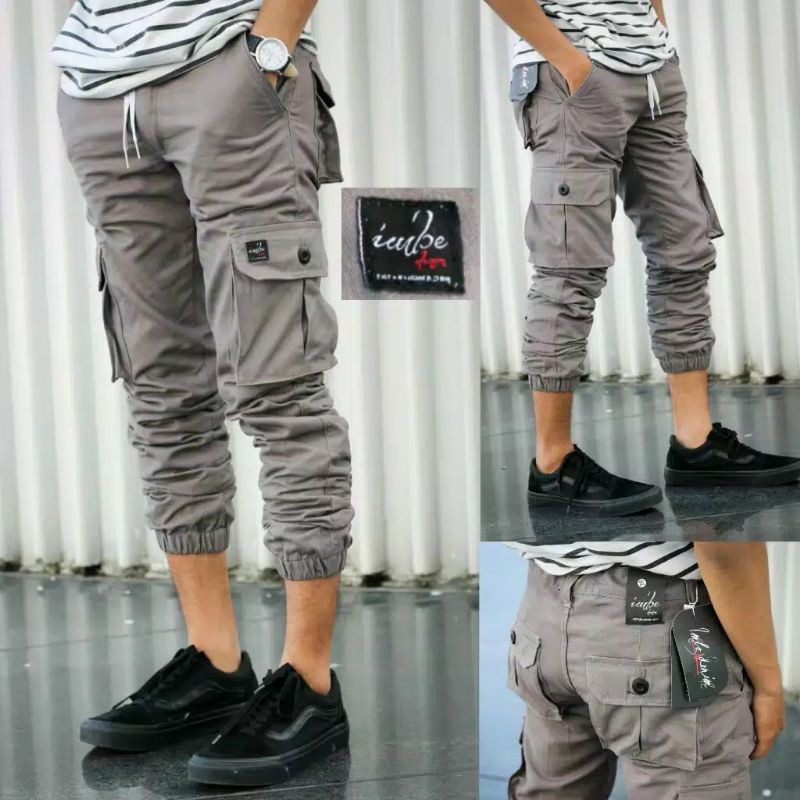 [ BAYAR COD ] CELANA PANJANG DISTRO PREMIUM CARGO JOGER JOGGER KEMPOL PRIA WANITA UNISEX