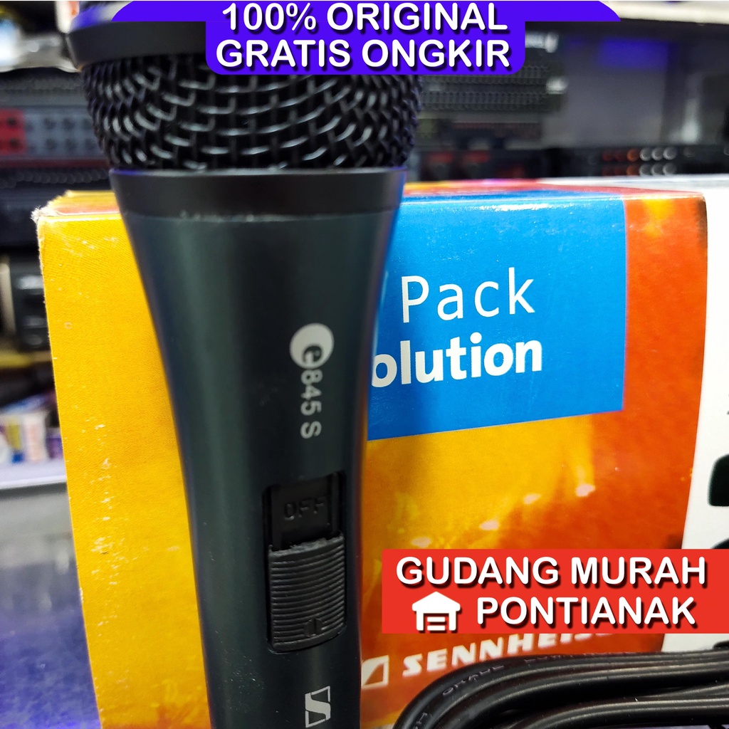 Mic Sennheiser 845 S original asli suara jernih berat mic nya dan bagus kualitas nya