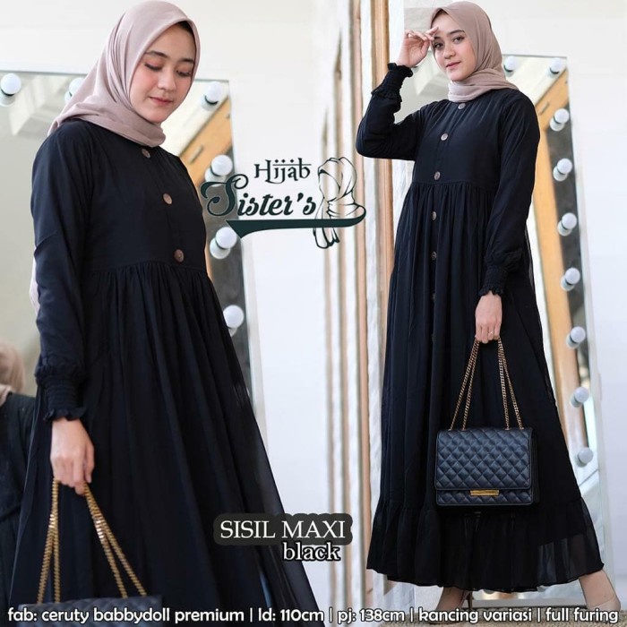 Sisil maxi dress || Fashion wanita || terbaru-3