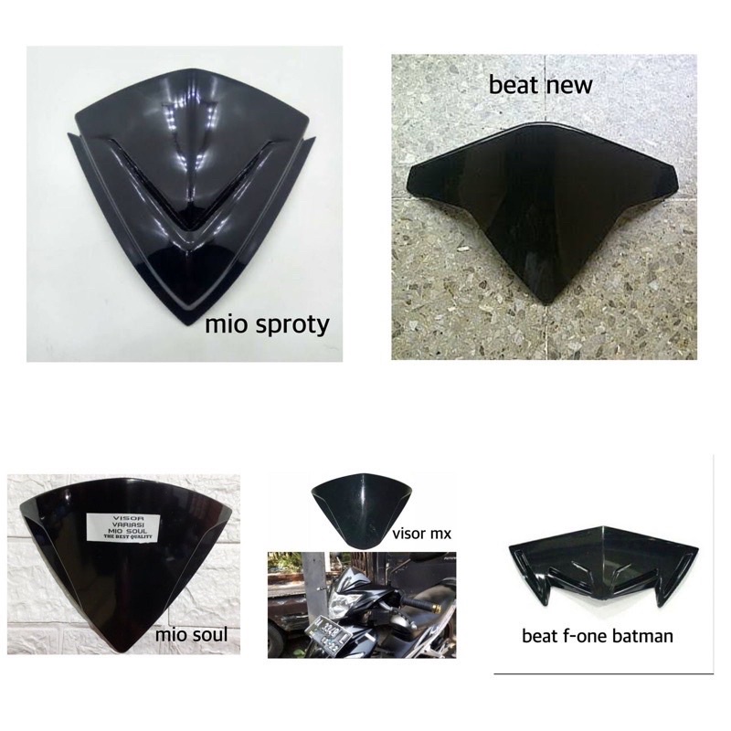 VISOR MOTOR MODEL MX / MIO SPORTY / BEAT /  MX NEW / MIO SOUL / BEAT NEW / SUPRA X DLL