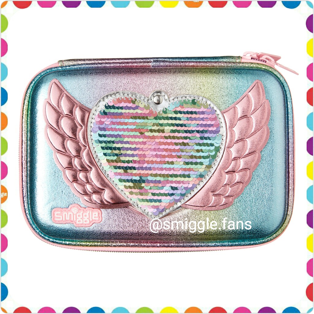 

Smiggle Glitz Love Mirror Hardtop Pencil Case