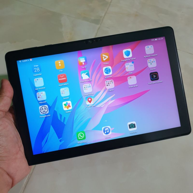 Tablet Huawei T10 4/64 Ram 4gb Rom 64gb second mulus siap pakai