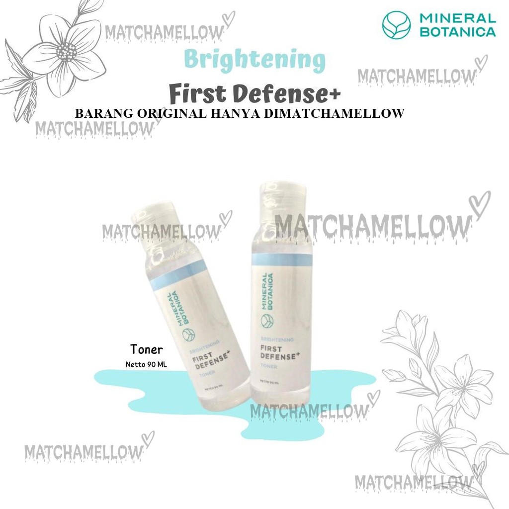 ❄️MATCHA❄️ MINERAL BOTANICA TONER - ACNE BRIGHTENING FACE TONER FIRST DEFENSE