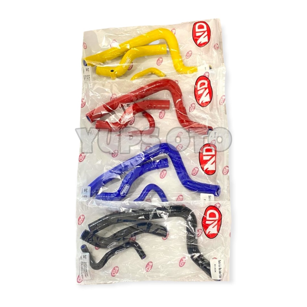 SELANG RADIATOR SATRIA FU 150 SATRIA FU FI SATRIA FU INJEKSI GSX150 GSX 150 RAIDER 150 SELANG RADIATOR MOSCOW SPORT HARGA 1 SET PNP MERK MOSCOW SPORT ORIGINAL SELANG RADIATOR MOSCOW SPORT SET TINGGAL PASANG