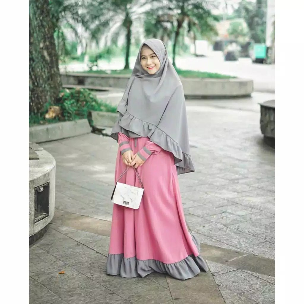 Bisa COD Inara Syari – Ootd Fashion Muslim Syari Gamis murah Sethijab murah