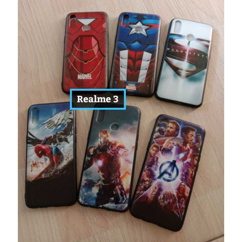 TERLARIS SOFTCASE CASE REALME 3 MOTIF MARVEL