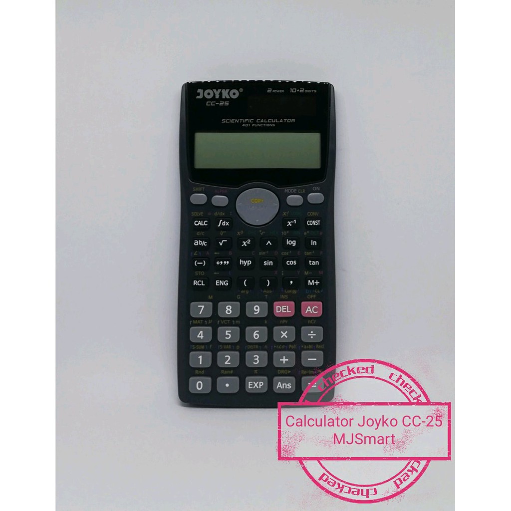 

Stok Ready Calculator atau Kalkulator JOYKO CC 25 Diskon