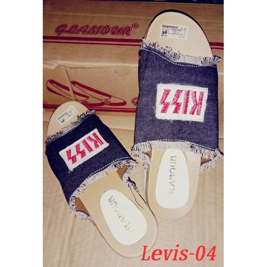 SEPATU HAK WEDGES WANITA GLAMOUR LEVIS