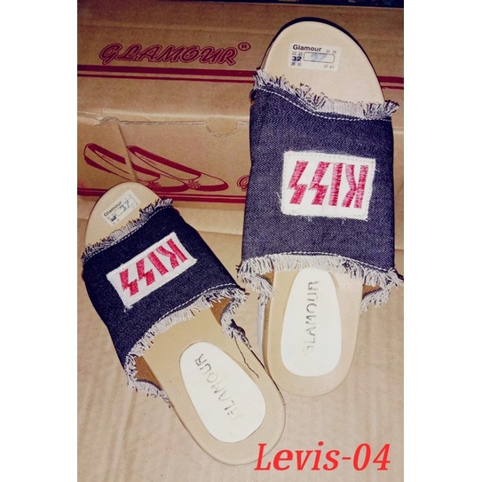 SEPATU HAK WEDGES WANITA GLAMOUR LEVIS