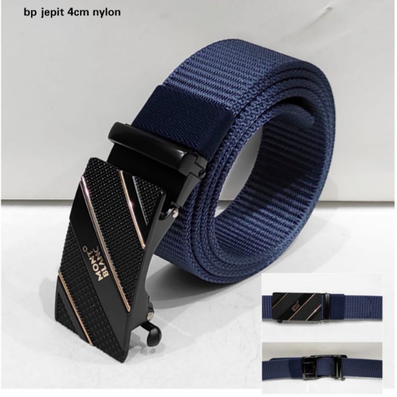 Ikat Pinggang MB Jepit Nylon Belt MB Gesper Impor