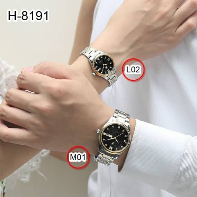 Jam Tangan Pria Wanita JIMS HONEY TIMEPIECE 8191