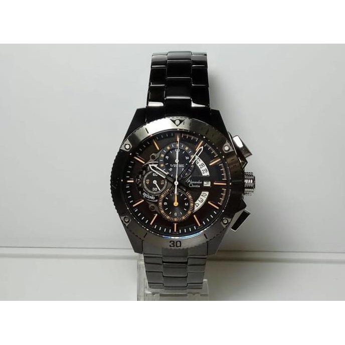 Promo New Jam Tangan Alexandre Christie Ac6465 Black Original Tahan Air Ready