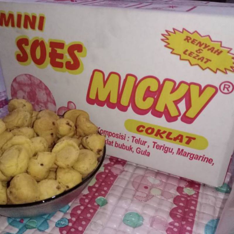 

SOES MINI COKLAT MICKY 2 KG / KUE SOES COKELAT BANDUNG / SNACK KEKINIAN MURAH / CEMILAN ENAK