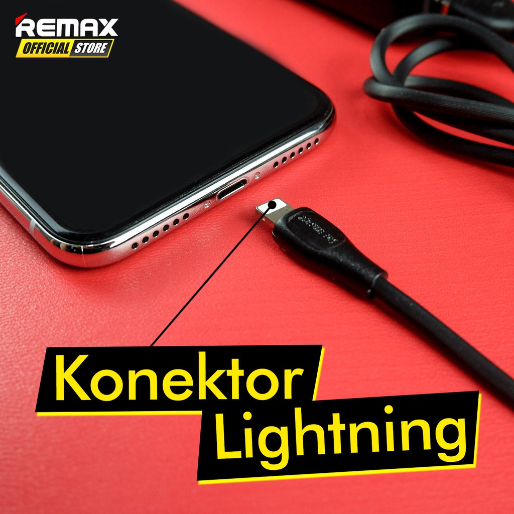 REMAX Lesu Pro Kabel Data Charger Lightning 1m RC-160I