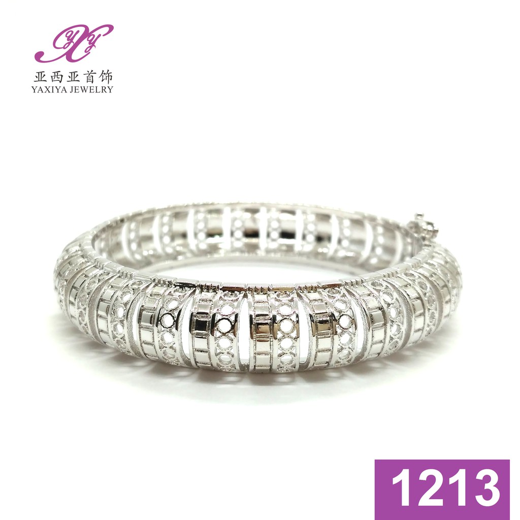 

Gelang Bangle Lapis emas Perhiasan imitasi 18k Yaxiya Jewelry 1213