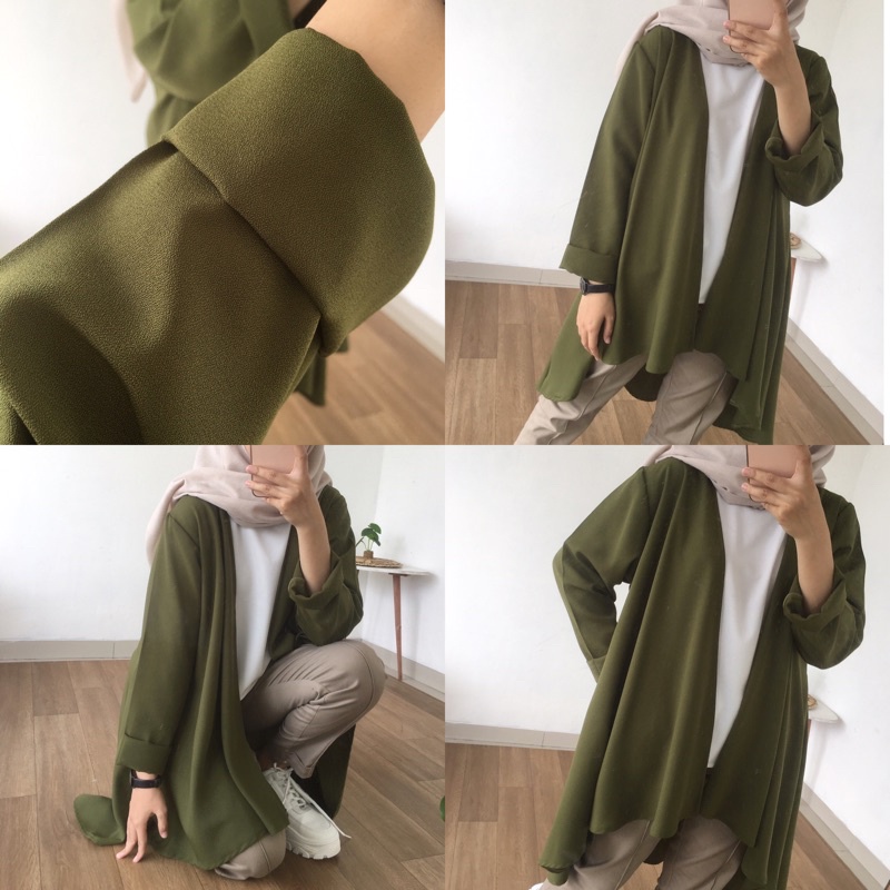 CARDIGAN OUTER IVANA-Army