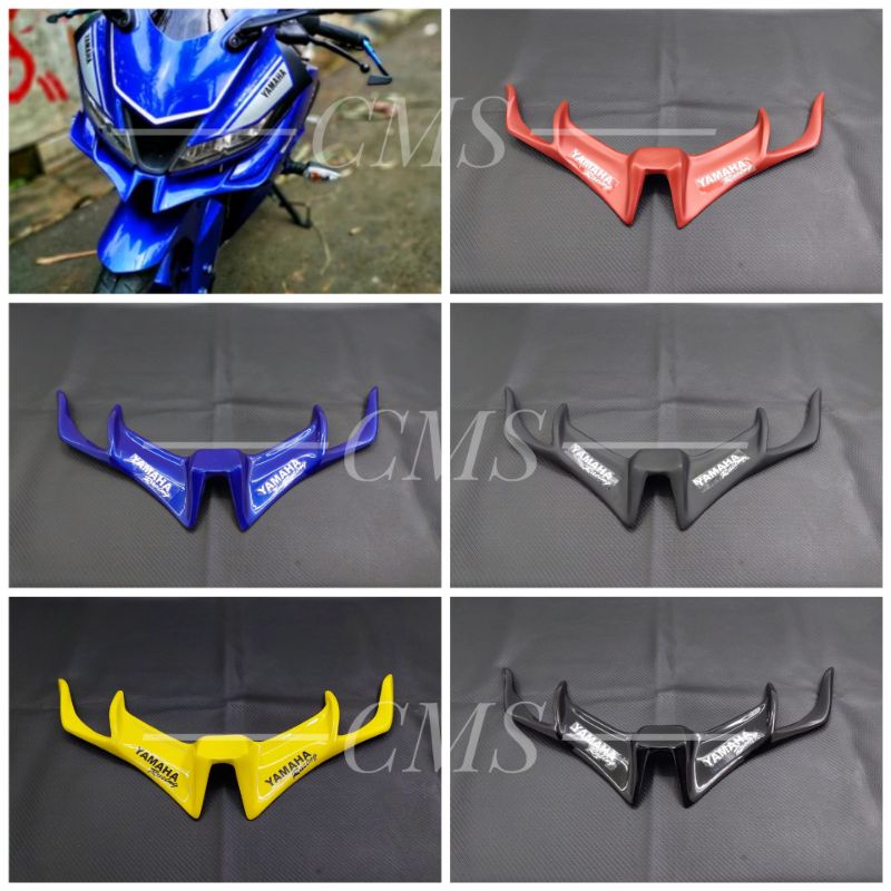 winglet fiber Yamaha r15v3 kumis depan R15 VVA new fibber pnp