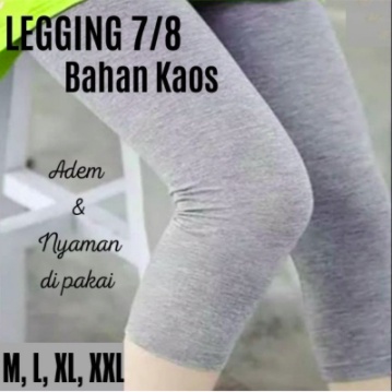 CELANA LEGGING 7/8 PENDEK BAHAN RAYON PREMIUM /LEGING/LAGGING/LEGGING