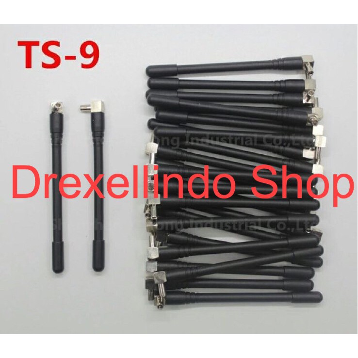 Antena Eksternal TS9 5dbi Modem Huawei E5372s Bolt Slim & Max 98mm  per 2 pcs