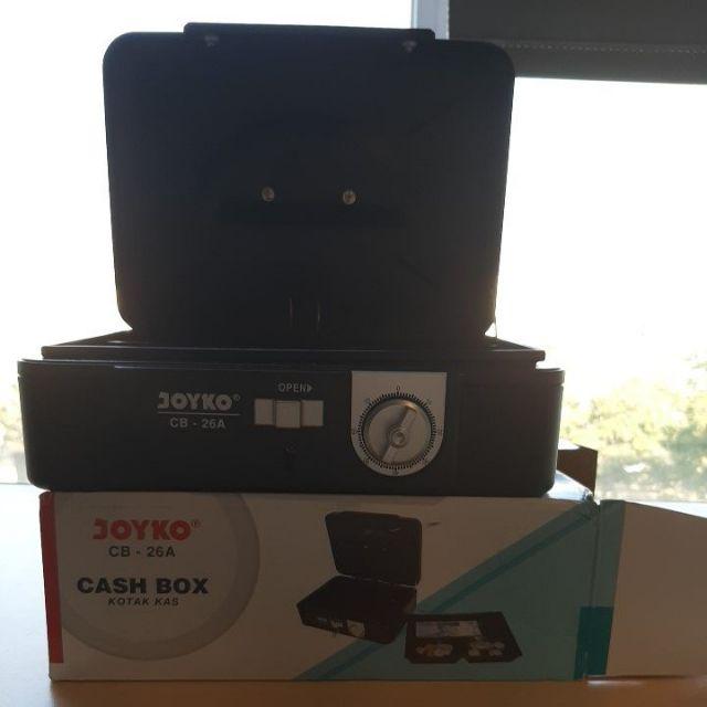 Cash Box Joyko Cb-26a / Cashbox Joyko Cb26 / Brankas Mini/ Kotak Uang Perhiasan / Safe Deposit Box