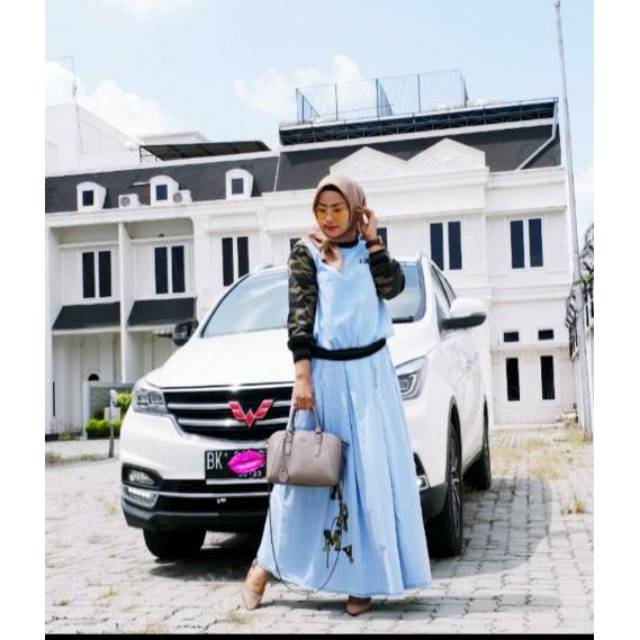 Gamis set rok army by SHR HAL