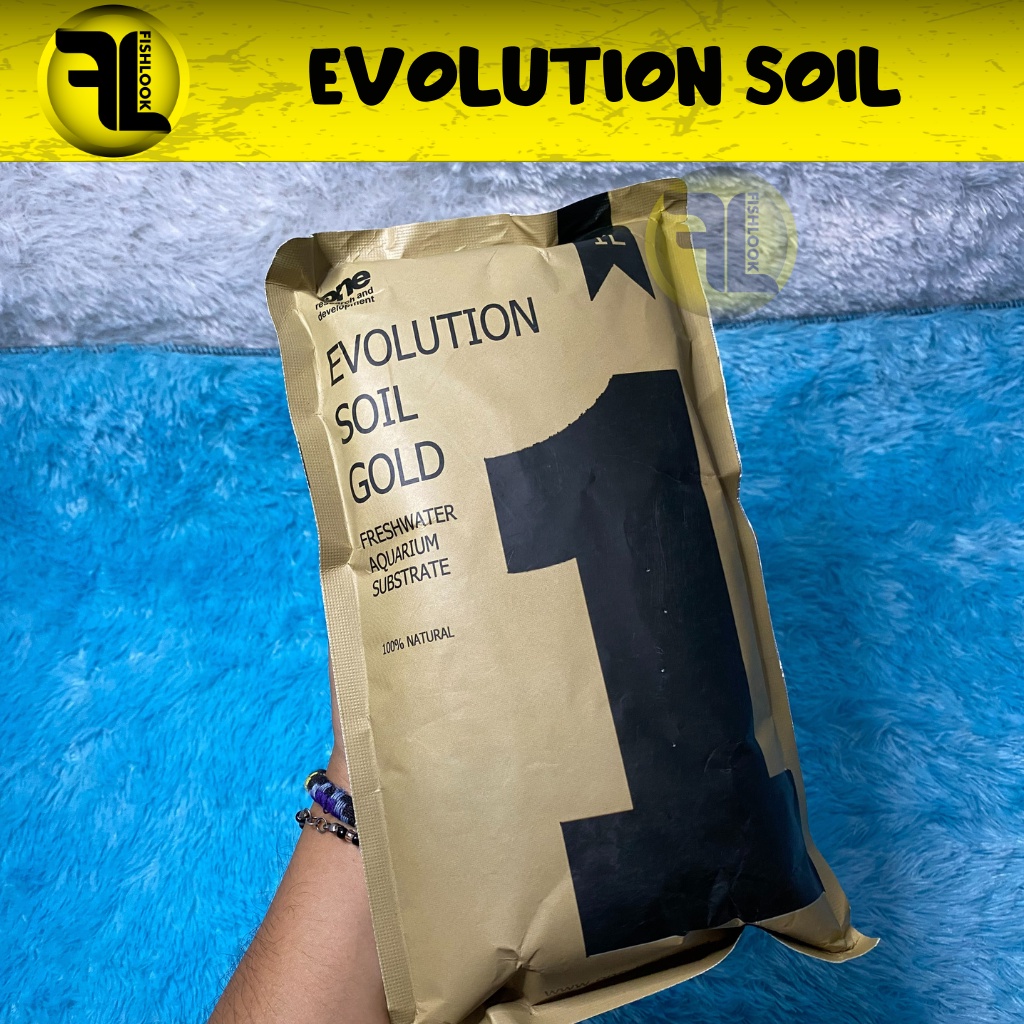 Soil Evolution Aquascape Gold/Platinum 1liter Media Tanam