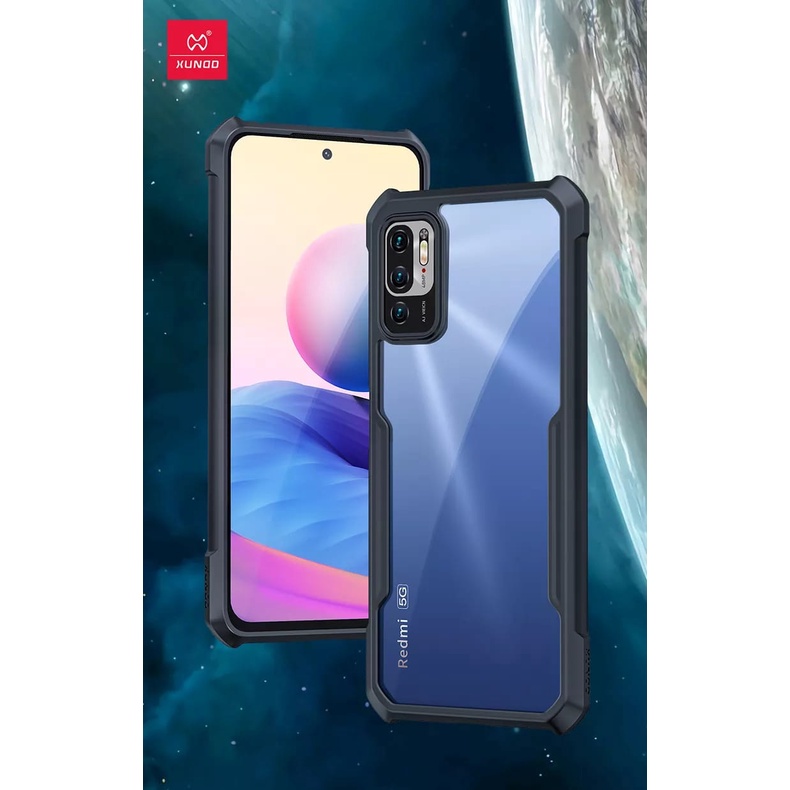 PROMO CASE XIAOMI REDMI NOTE 10 5G Casing Xundd Transparan Clear Pelindung HP Sampul Transparan