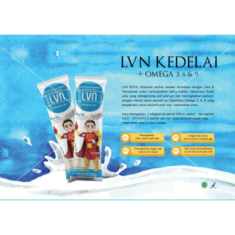 LVN KEDELAI +Omega 3, 6 &amp; 9