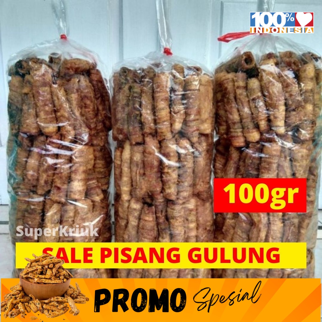 

Sale Pisang Gulung Sale Pisang Panjang Kemasan 100gr
