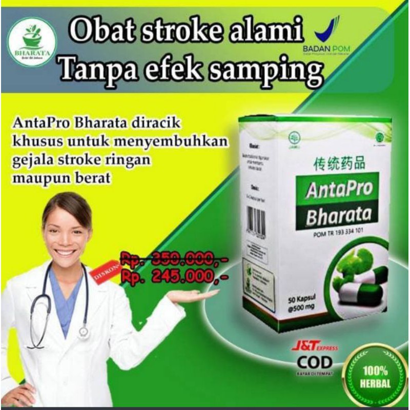 Antapro Bharata Obat Stroke Herbal Paling Ampuh 100% Produk Original