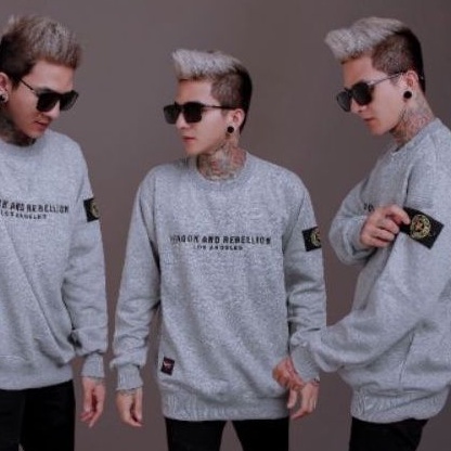 REBEL ID ORIGINAL Sweater Pria Flecee Crewneck