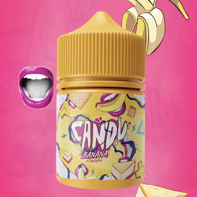 Candu V2 Banana Cheese Cracker 60ML By Awkarin