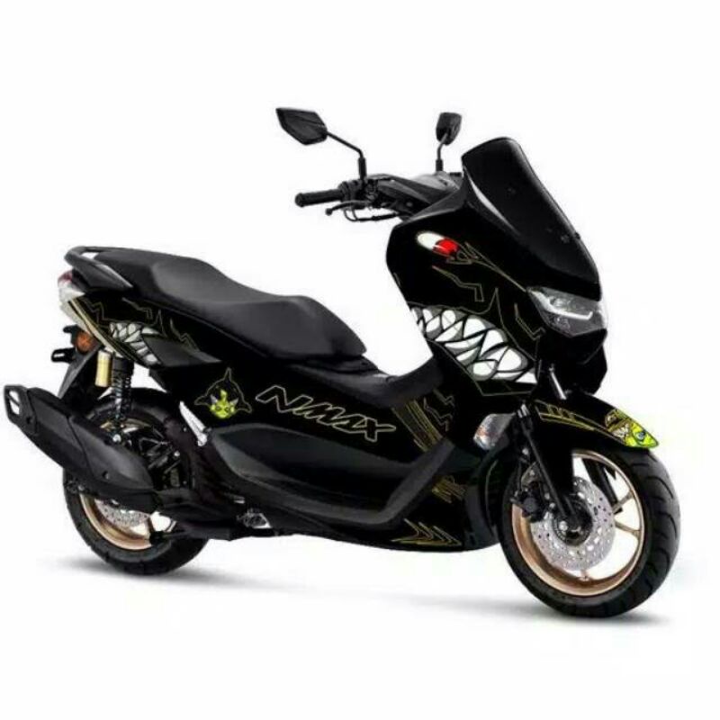 decal sticker all new nmax 2020full body motif shark