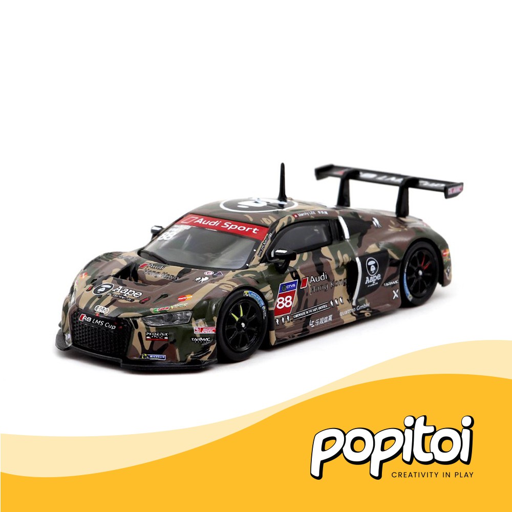 Tarmac Works 1/64 Audi R8 LMS - Audi R8 LMS Cup 2016-Taiwan AAPE / Phoenix Racing Asia - Marchy Lee
